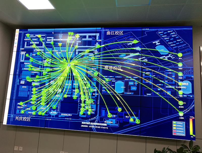 [液晶拼接屏]西安交通大學液晶拼接屏